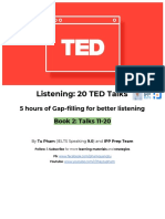 Listening Gap-Filling 20 Ted Talks Book 2