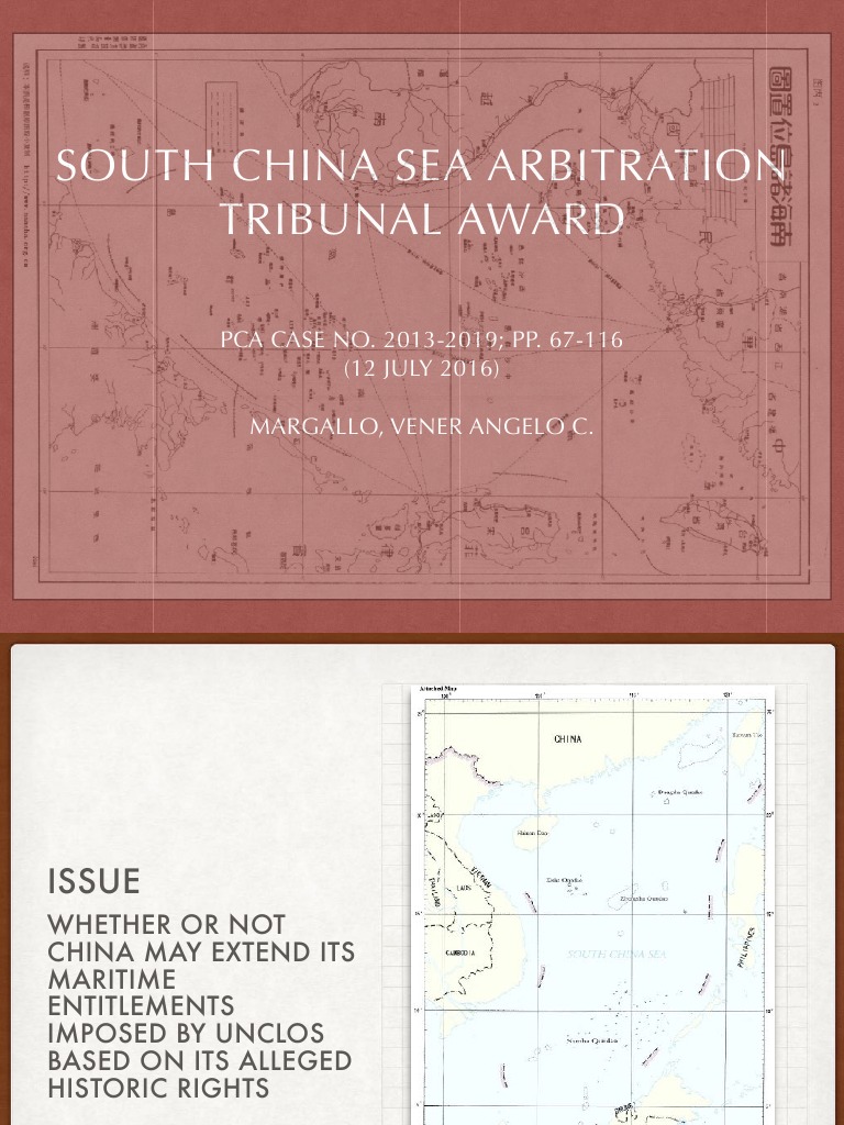 MARGALLO - South China Sea Arbitration Award Case | PDF | Territorial ...