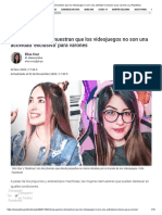 Chicas Gamers Demuestran Que Los Videojuegos No Son Una Actividad Exclusiva' para Varones - La República