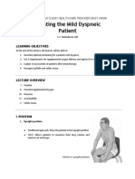 Coursera - 07 - Treating The Mildly Dyspneic Patient
