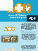 500 Years of Christianity in The Philippines Logo Explanation
