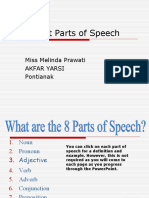 The Eight Parts of Speech