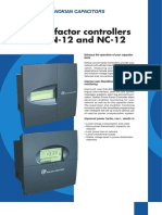 Power Factor Controllers N-6, N-12 and NC-12: Enhance The Operation of Your Capacitor Bank
