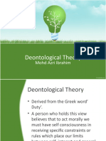 Deontological Theory Chapter 4