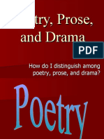 Text Structure L1 Poetry Prose Drama