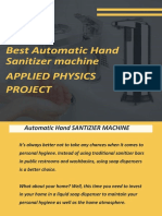 Automatic Hand Sanitizer Machine