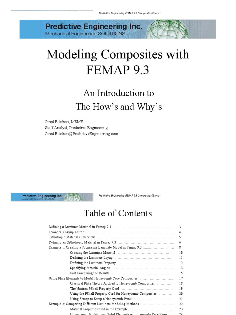 FEMAP 9.3 Composites Modeling Guide | PDF | Bending | Composite Material
