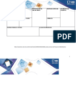 Plantilla para la elaboración del Informes