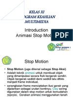 Jenis Animasi Stop Motion