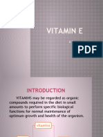 Vitamin E: A Presentation by