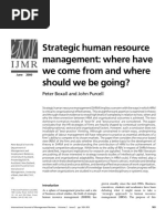 Strategic Human Resource Management Wher