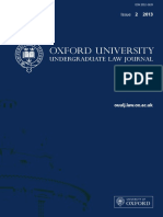 The Oxford University Undergraduate Law Journal 2nd Edition 2013