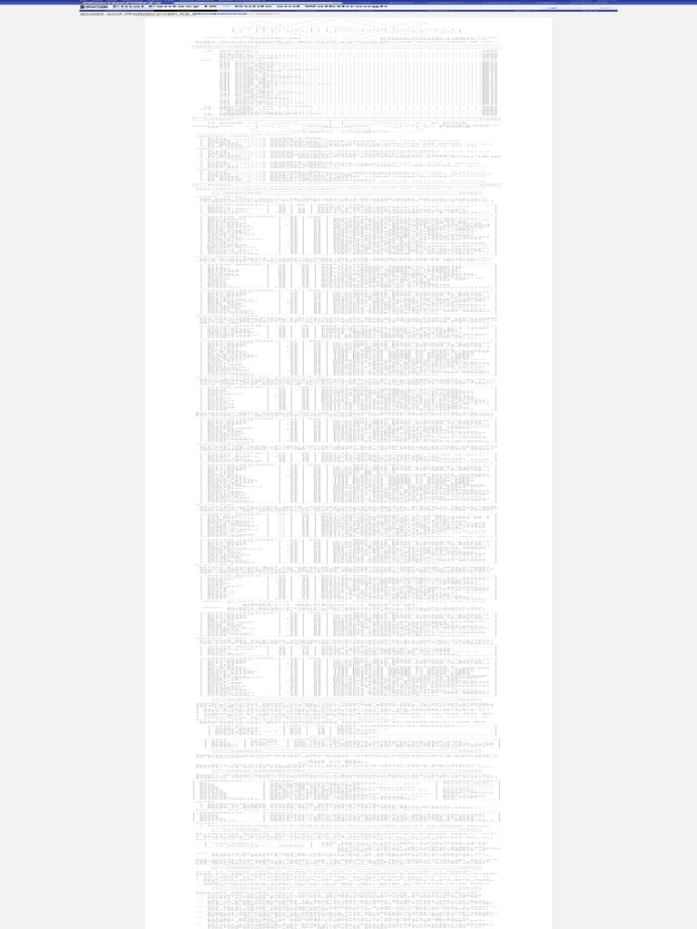 Final Fantasy IX - Guide and Walkthrough | PDF | Menu (Computing ...