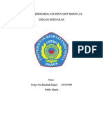 Makalah Epidemiologi Penyakit Menular Demam Berdarah: Nama: Nadya Nur Kholilah Majied 185059098 Nabila Jihania