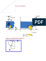 Influence Des Angles Sur Les Copaux