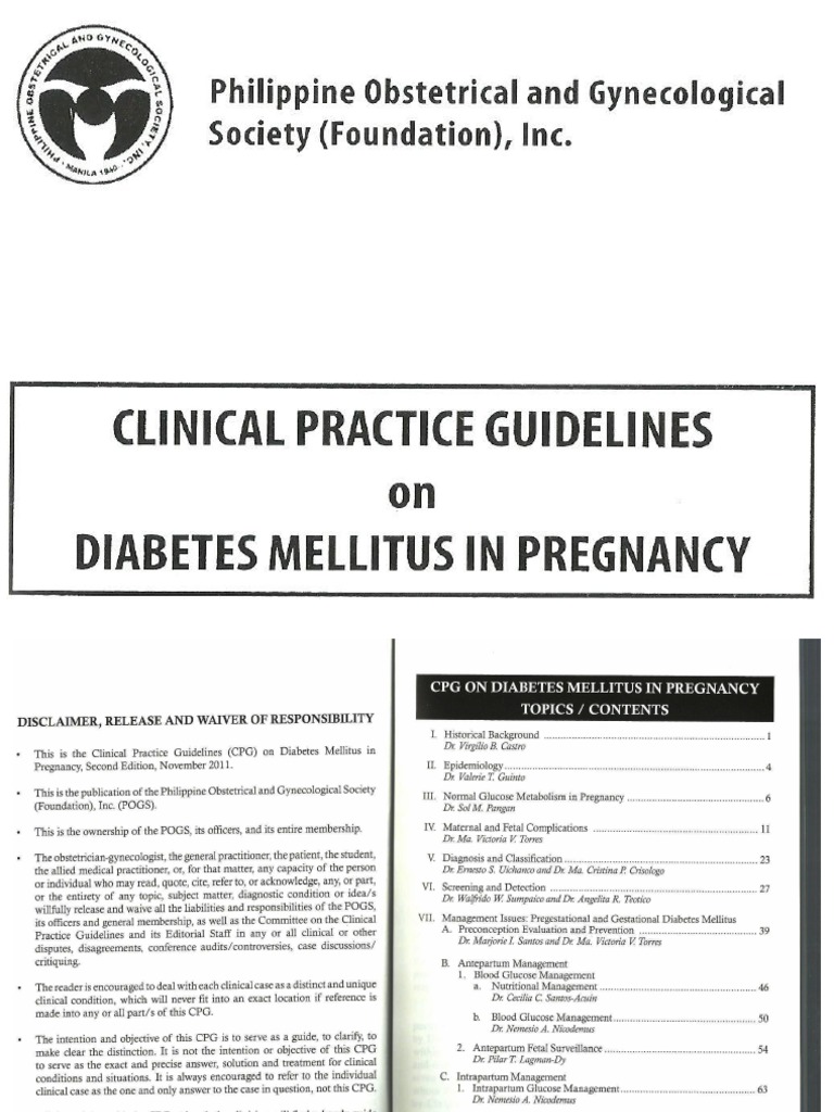 POGS CPG Gestational Diabetes Mellitus-1-Unlocked | PDF