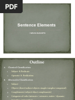 Sentence Elements