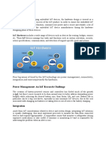 Hardware Issues: Iot Hardware Includes A Wide Range of Devices Such As Devices For Routing, Bridges, Sensors