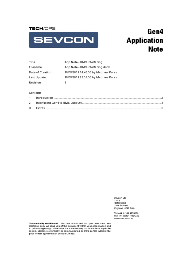 BMS Interfacing Guide for Gen4 Systems | PDF | Computer Science ...