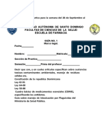 Practica #1 y #2 para El Día 5 de Octubre Del 2020