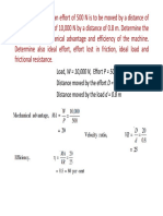 Lifting Machine Efficiency and Load Calculations