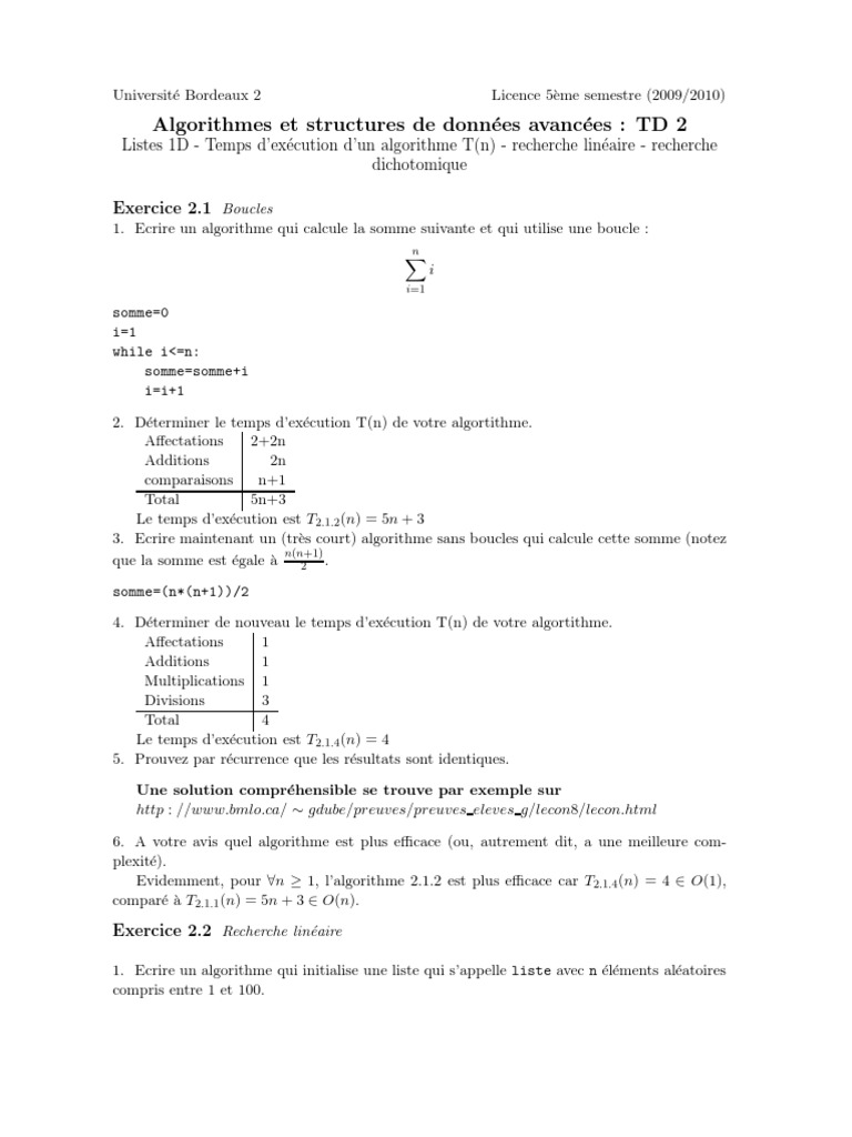 TD 2 Corrige | PDF | Informatique théorique | Logique mathématique