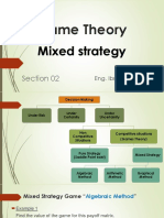 Game Theory: Mixed Strategy