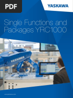 Overview Functions Packages YRC1000 E 08.2019