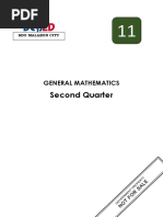 Second Quarter: General Mathematics