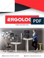Ergologic Height Adjustable Desk March 2021