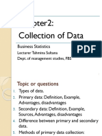 Chapter 2 - Collection of Data
