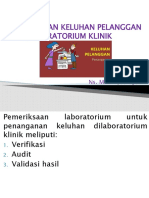 Penanganan Keluhan Pelanggan Dilaboratorium Klinik