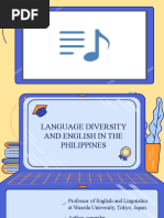 Language Diversity and English in The Philippines by Curtis McFarland