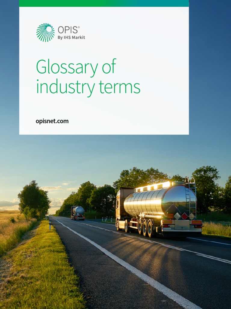 Oil Industry Glossary Opis PDF Oil Refinery Petroleum