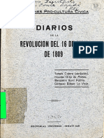 Diarios de La Revolucion Del 16 de Julio de 1809 (1) (Online)
