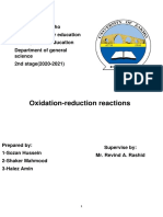 Oxidation-Reduction Reactions