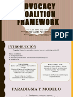 Advocacy Coalition Framework