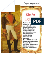 Biografia Simón Bolívar