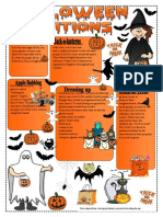 Halloween Traditions Fun Activities Games Reading Comprehension Exercis 11806