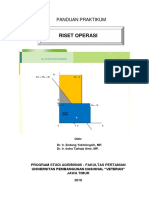 Panduan Riset Operasi 2019