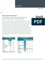 Market Monitor: Fahrzeug-Neuzulassungen in Deutschland, Januar 2021