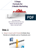 5 Step For Social Media Marketing