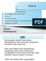 Bahasa Indonesia (DIKSI ATAU PILIHAN KATA)