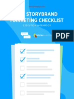 StoryBrand Execution Workbook - Marketing Checklist
