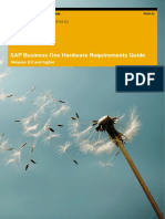 SAP Business One Hardware Requirements Guide: Release 9.0 and Higher