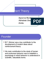 Reinforcement Theory: Apoorva Murdiya Abhishek Sharma Amita