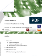 Vehicle Networks: Controller Area Network (CAN)