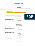 Hoja para calculos Sesión 1 Math II Grupo Lunes SMV