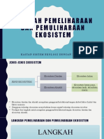 Langkah Pemeliharaan Dan Pemuliharaan Ekosistem