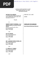 Lawsuit Filed by Antonio Williamson